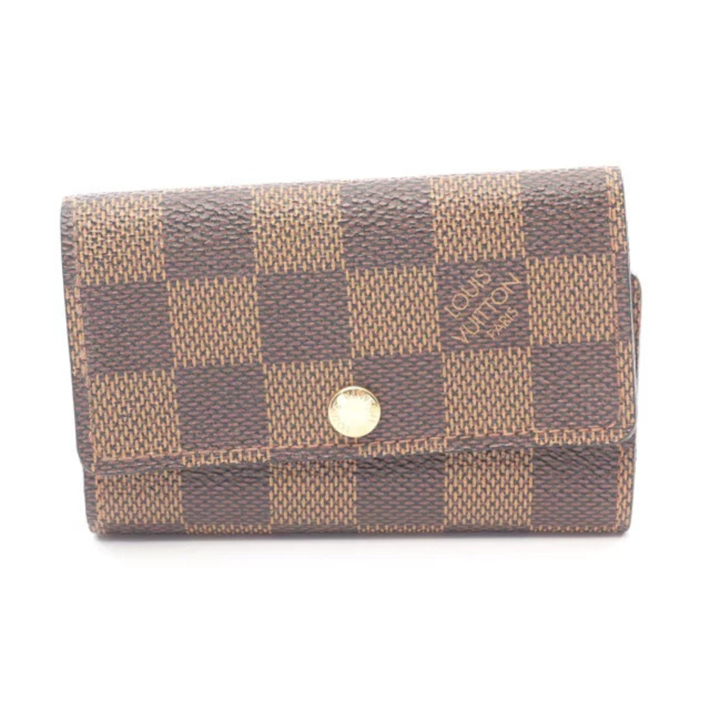 Louis Vuitton Multicles Key Case Wallet Accessory Canvas Damier Brown
